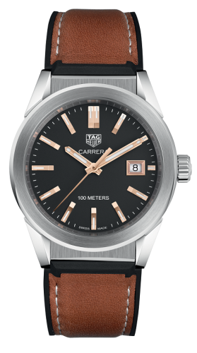 TAG Heuer Carrera Quartz 36 Stainless Steel / Black / Calf